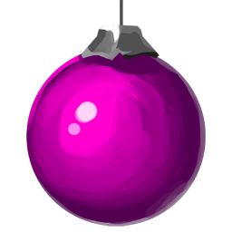 Purple Ornament