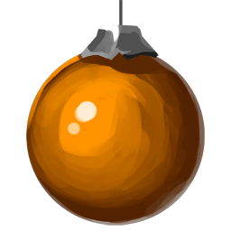 Orange Ornament