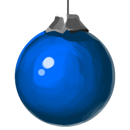 Blue Ornament
