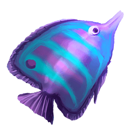 Purple Butterfly Fish
